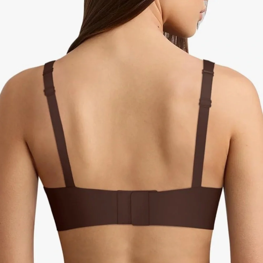 NWT REORIA Adjustable Everyday Bra Full-Coverage Padded Seamless Wireless Bras